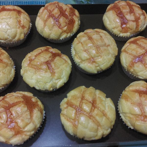 湯種菠蘿麵包 : 巧媽咪一起做