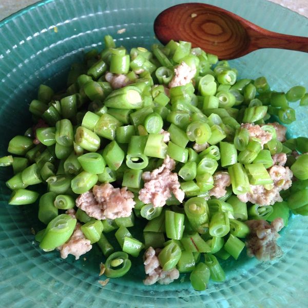 四季豆炒肉末 : Jam y一起做