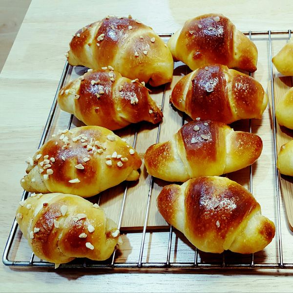 海鹽奶油卷&肉桂黑糖卷一美味早餐 : QiuQin Lin一起做