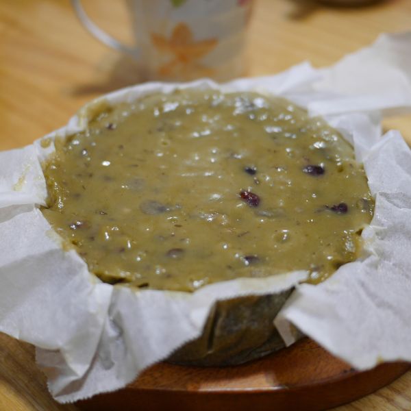 零失敗、攪一攪三步驟完成抹茶紅豆年糕 : snowy一起做