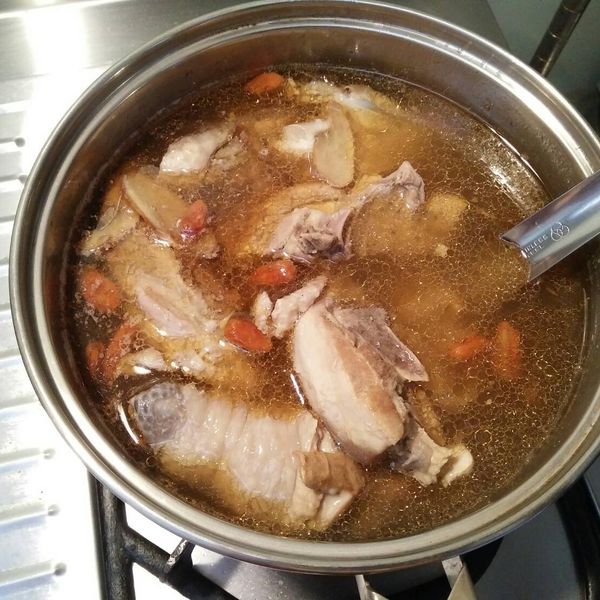 麻油雞湯：angelchan 一起做