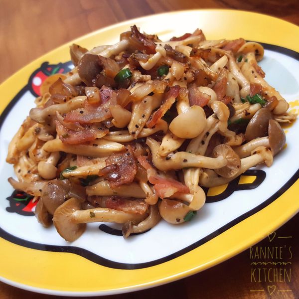 蒜香培根奶油菇:Rannie Chung 一起做