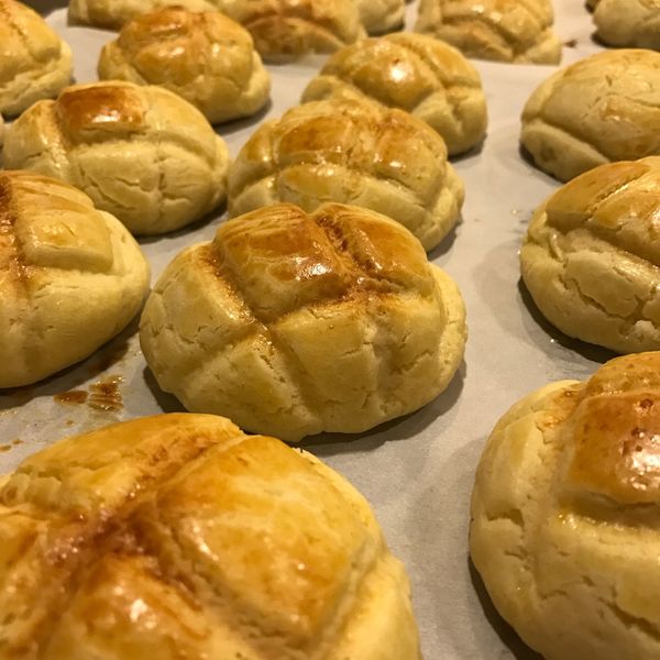 脆皮菠蘿奶酥麵包 : Tina Lewis一起做