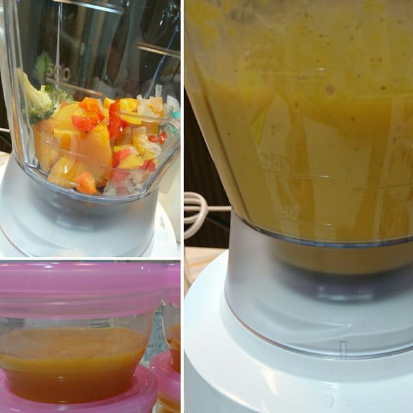 副食品【寶寶的南瓜蔬菜濃湯】：Flora Hana 一起做