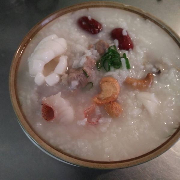 簡單熬煮綿密又開花的排骨粥：angelchan 一起做