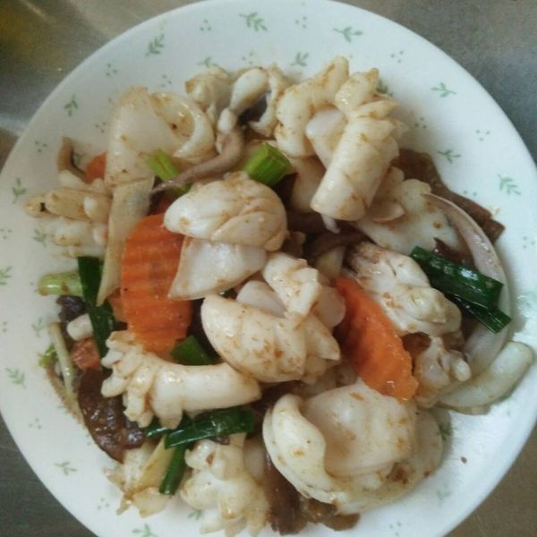 快炒花枝：angelchan 一起做