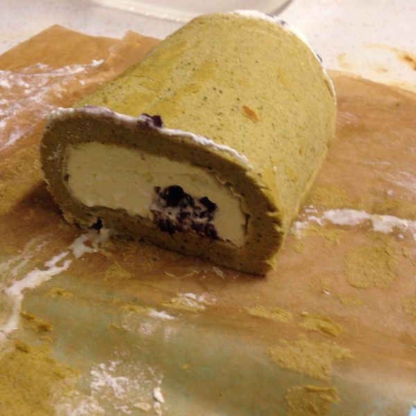 抹茶蛋糕捲 : Issac_remic一起做