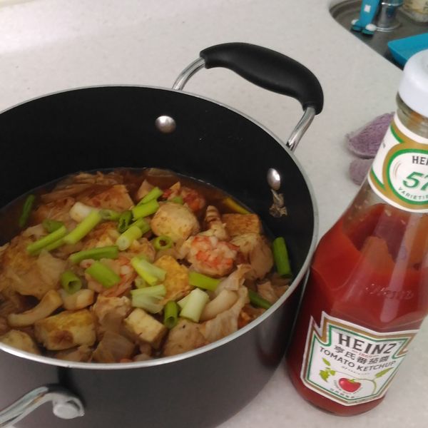 茄味雙鮮豆腐煲 : Charming Liu一起做