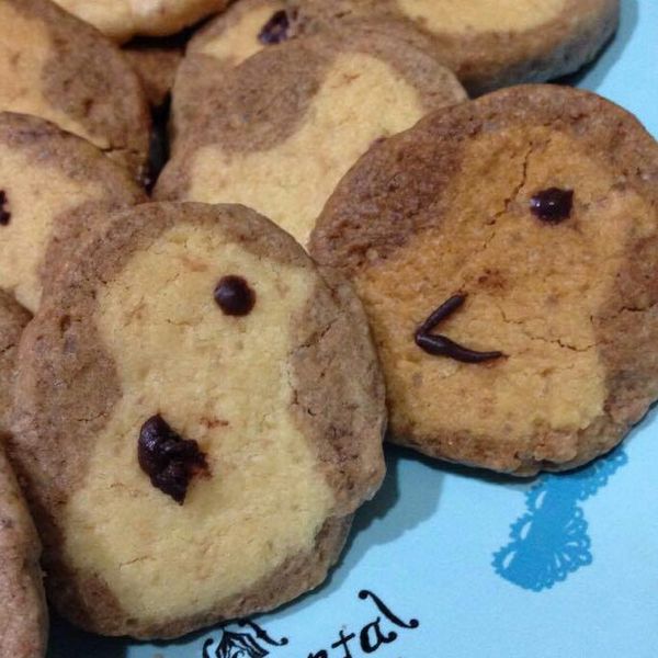 格子雙色餅乾 : Hina 媽咪小廚房一起做