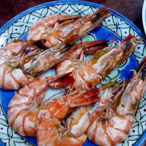 簡易海鹽焗烤蝦：angelchan 一起做
