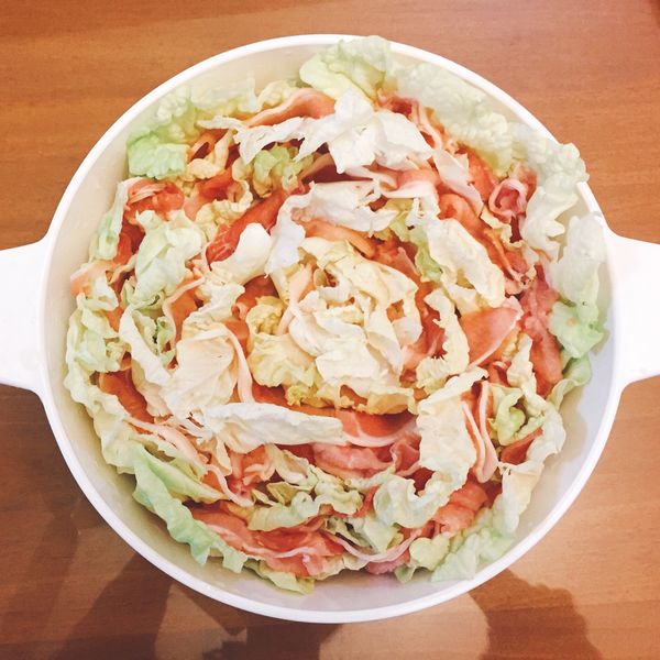 千層白菜鍋(花朵鍋)簡單做 : Zoe一起做