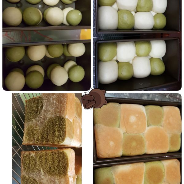 抹茶牛奶方塊吐司 : Leilei Hsu一起做