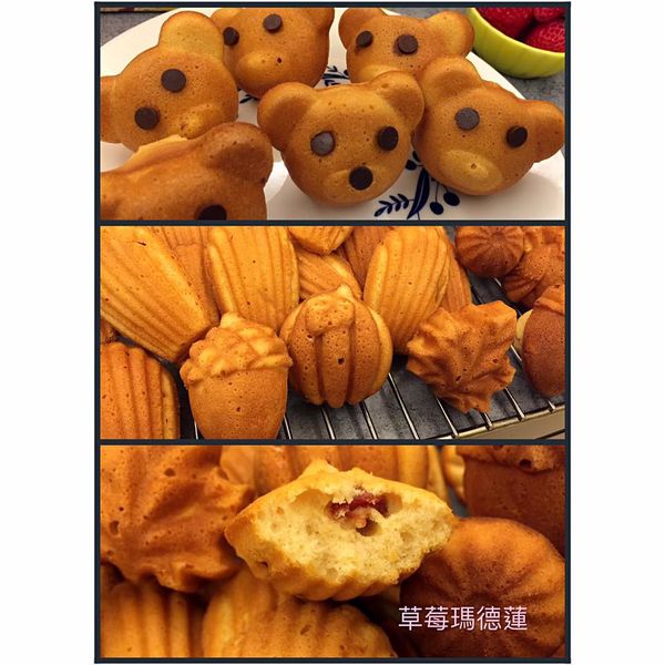 情人節Pink Pink新鮮草莓瑪德蓮 : Blanche Chen一起做