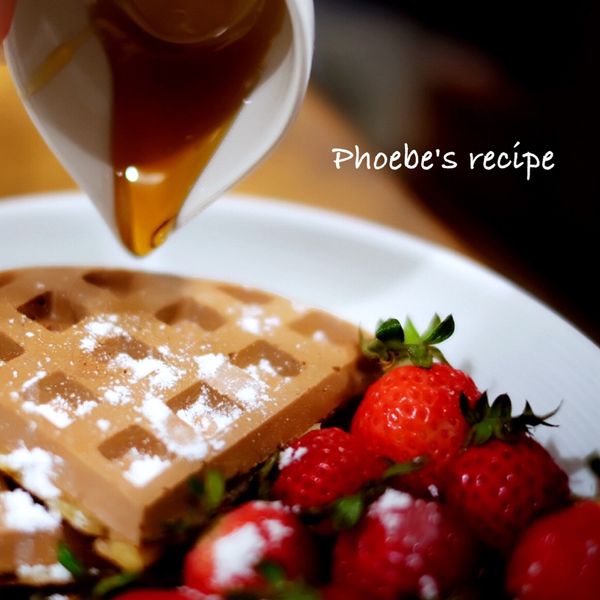草莓鬆餅 : Phoebe Lin一起做