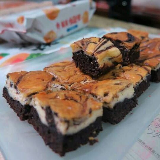 大理石乳酪布朗尼 : 鍾佳玲一起做