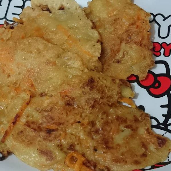 高麗菜煎餅 : 洪美娟一起做