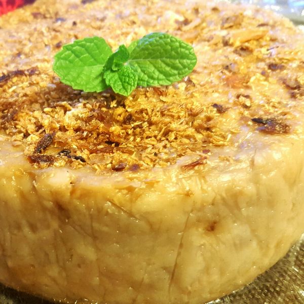 油蔥芋頭粿：安妮 一起做