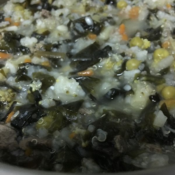 寶寶副食品👶🏻牛肉海帶粥 : LJ Lin一起做