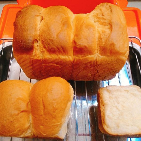 82%水份鮮奶油吐司(自我水解+後鹽法) : Grace一起做