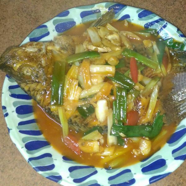 糖醋魚 : 蔡昕羚一起做