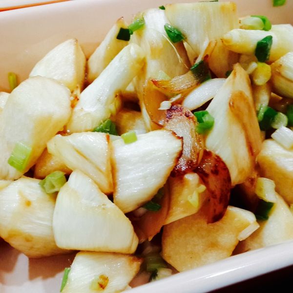 一鍋炒：金沙皎白筍：蔣龐 一起做