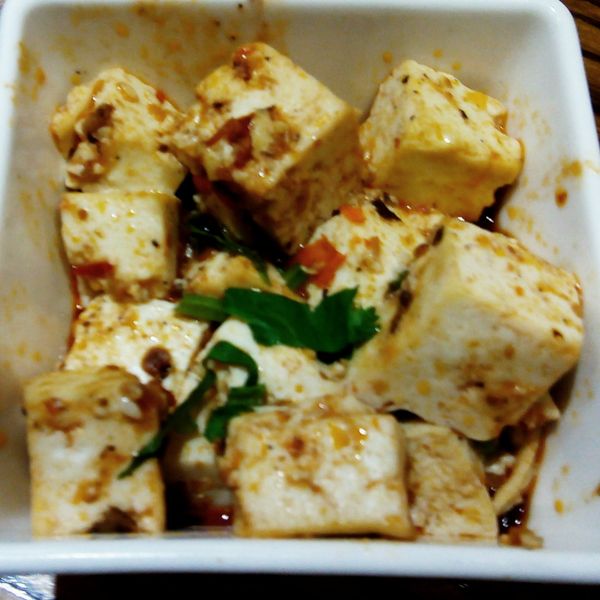 麻婆豆腐(燉肉醬變化版)：angelchan 一起做