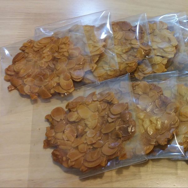 香、酥、脆的杏仁瓦片 : 丹一起做