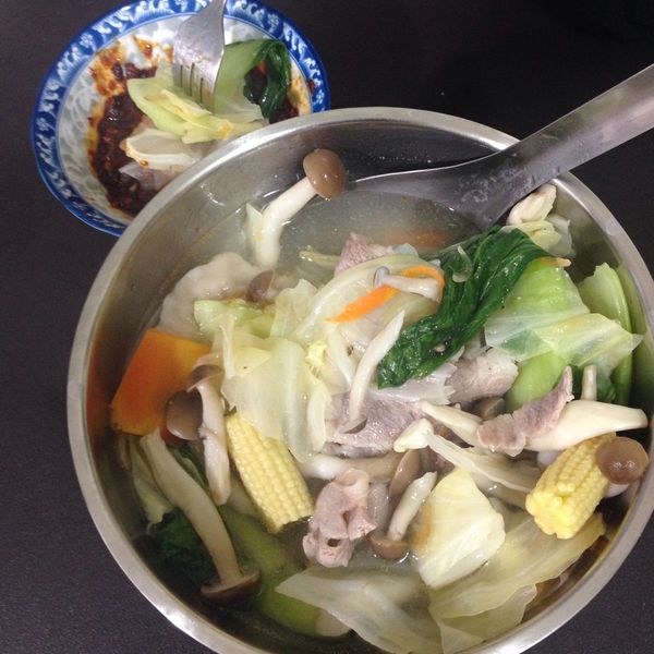 [康寶濃湯] 雞肉蔬菜火鍋麵 : tweetybear一起做