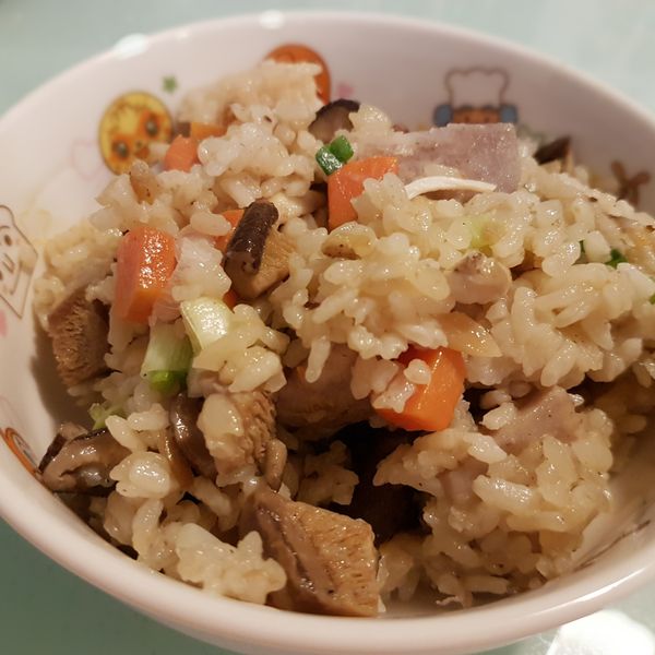 芋香雞肉炊飯(電鍋版) : 郭小碧一起做