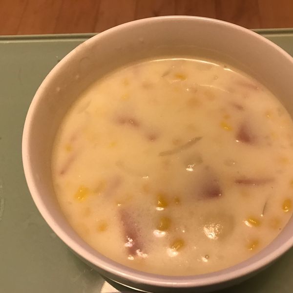 玉米濃湯(肯德基風味) : 怒羅江門一起做