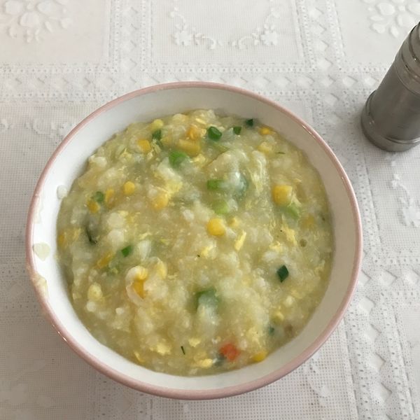 古早味蛋花粥：Rosyhead 一起做