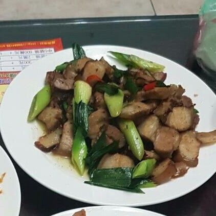 蒜苗炒鹹豬肉 : Sean Xie一起做