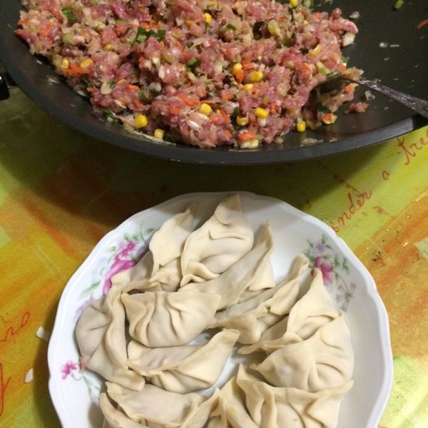 高麗菜玉米水餃 : ❤️陳33🍩一起做