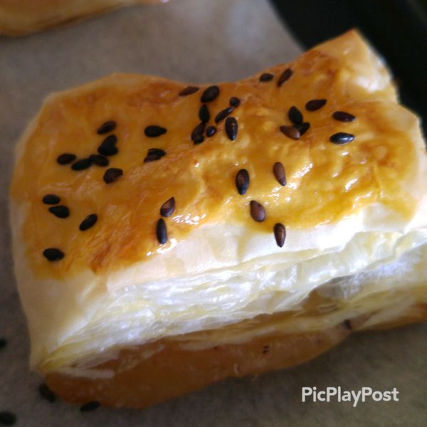 烤酥皮年糕：Shiinji Keie 馨子 一起做