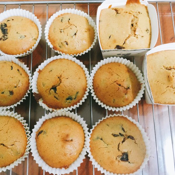 桂圓核桃杯子蛋糕:Kelly Weng 一起做