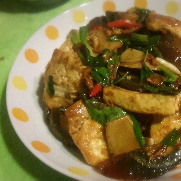三杯皮蛋豆腐【淬釀手路菜】 : Ruer Wang一起做