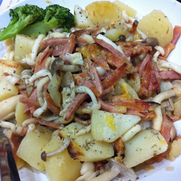 香烤馬鈴薯菇菇：Jessie Chi 一起做