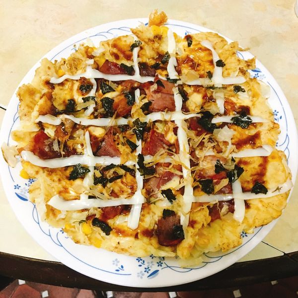 大阪燒：とう 一起做