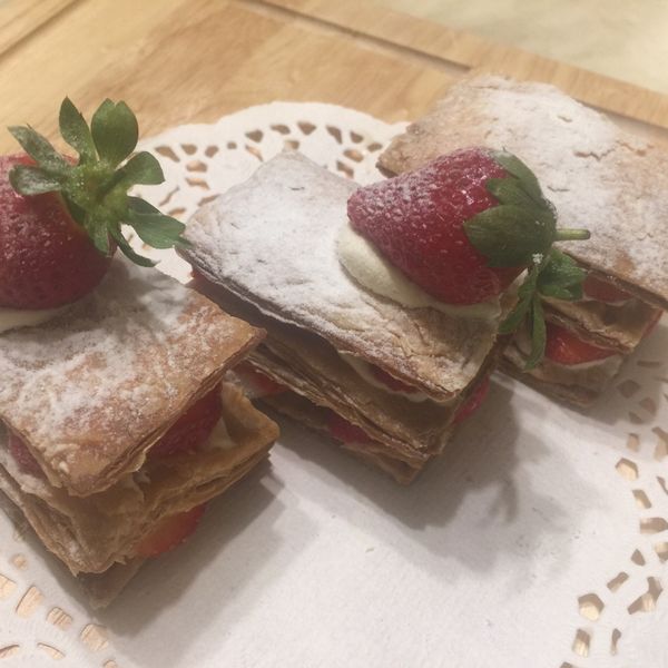 草莓千層酥:林慧茵 一起做