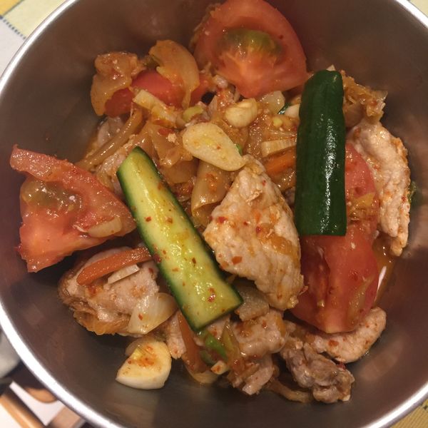 麻香泡菜豬【福壽純芝麻油玩料理】 : 鹿鹿一起做