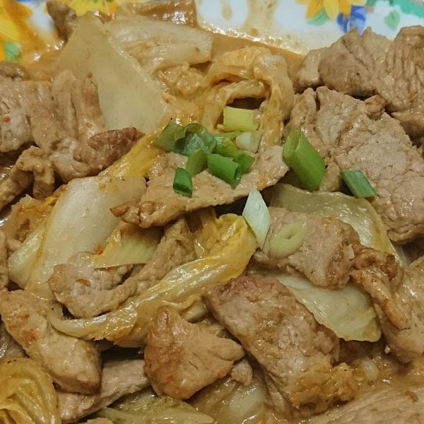 泡菜烤肉/泡菜炒豬肉💕 : Hua Hua Ku一起做