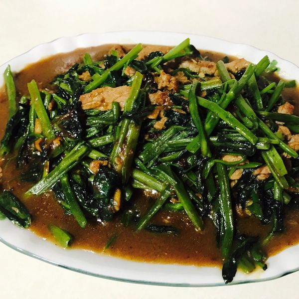 空心菜沙茶牛肉 : 吳月儀一起做