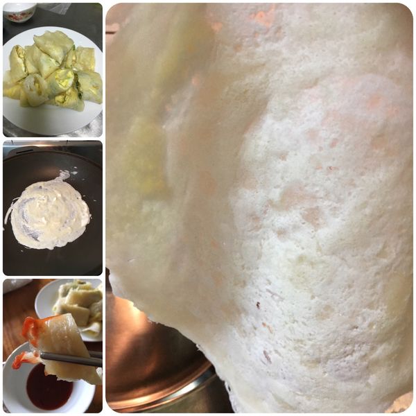 簡易自製潤餅皮(春捲皮):臻 の 一起做