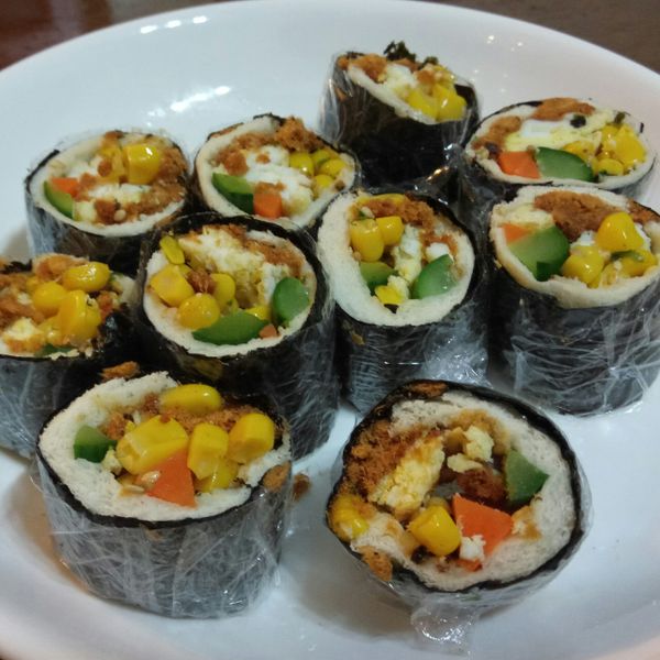 吐司變身美味壽司~親子DIY : Chien Huang一起做