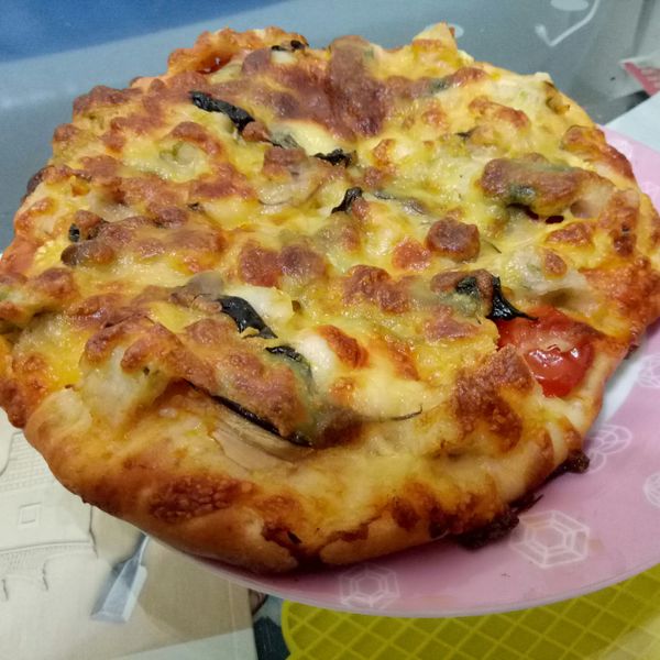 免油手工薄披薩 : May一起做