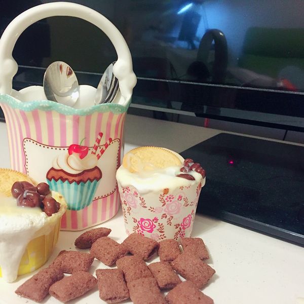 鮮奶油戚風杯子蛋糕 : 長高吧一起做