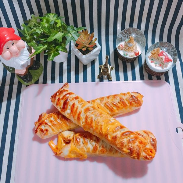 鞋帶編織～鳳梨培根披薩麵包 : 黃竹均一起做