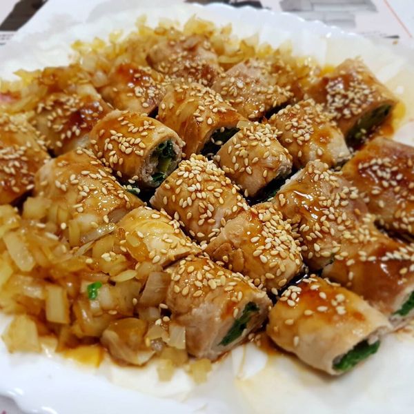 照燒蔥肉捲：Sisley Hsu 一起做
