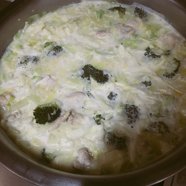 蔬菜很多的奶油菇菇濃湯 : 魏螢瑩一起做