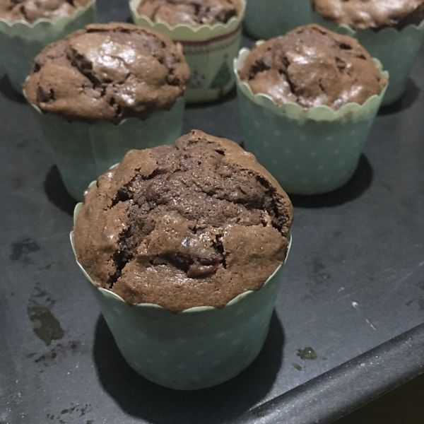 香濃巧克力瑪芬：微笑岑堡♥️ 一起做